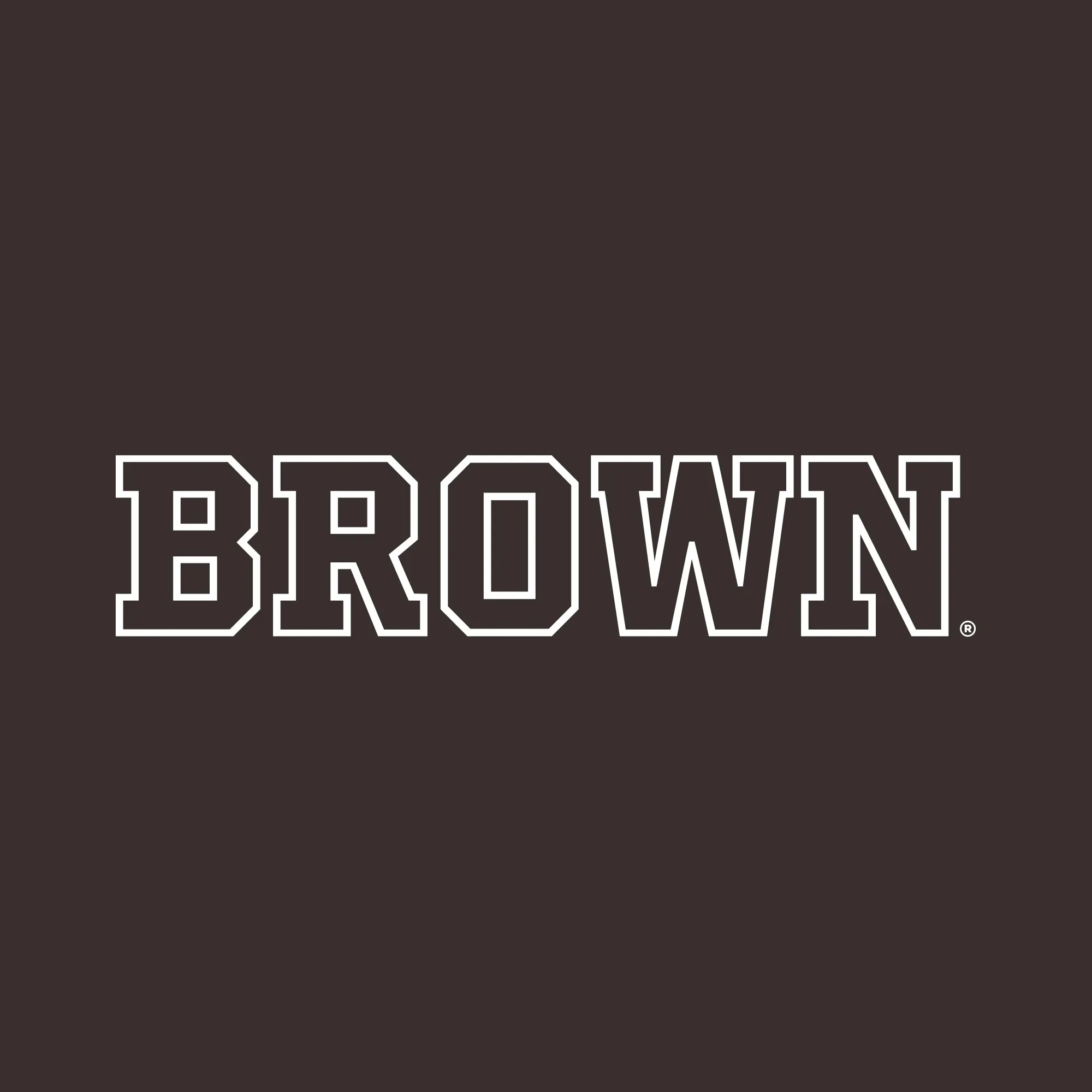 Brown University Bears Basic Block Youth Short Sleeve T Shirt - Dark Chocolate