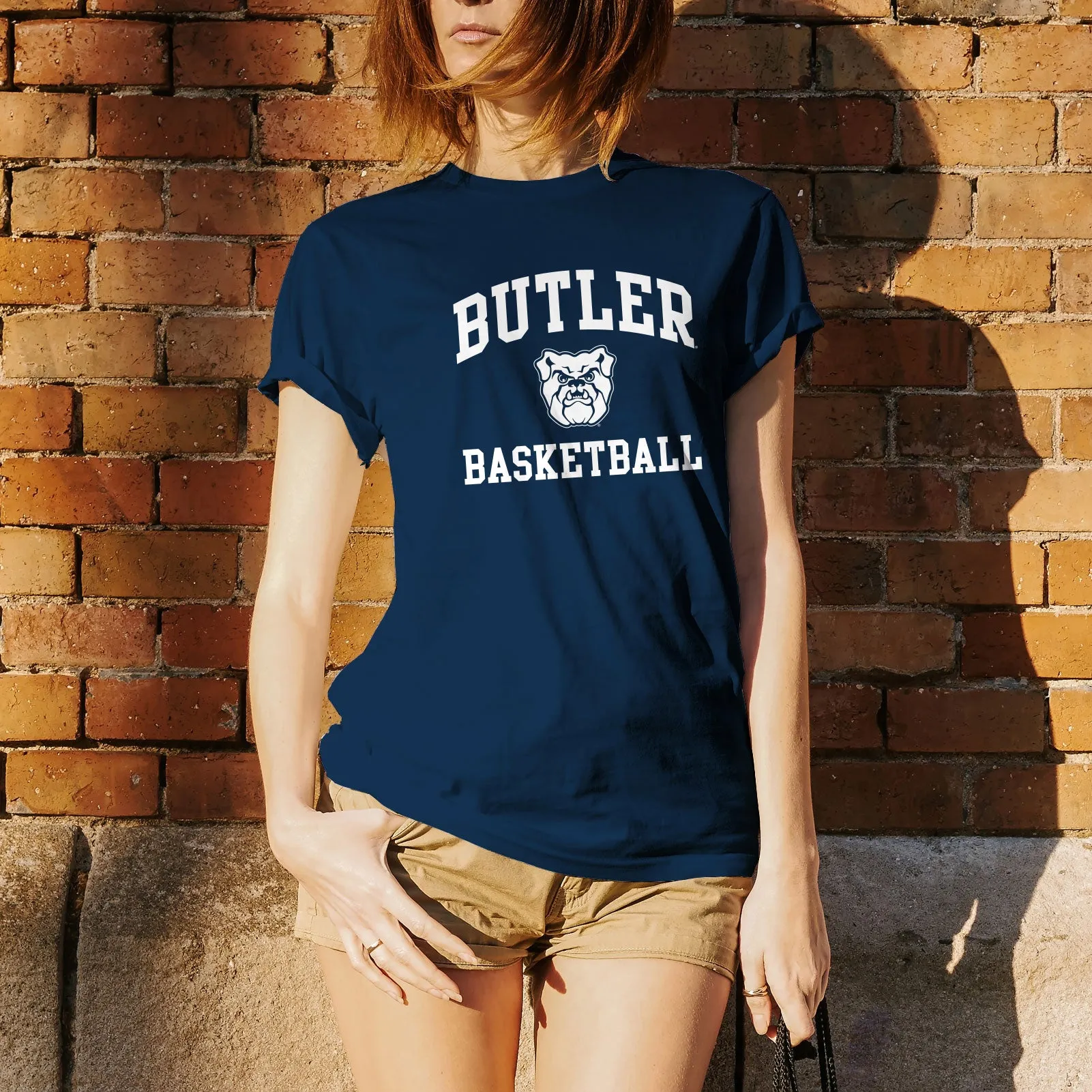 Butler University Bulldogs Arch Logo Basketball Short Sleeve T Shirt