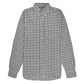 Check Button Down Shirt - Black & White