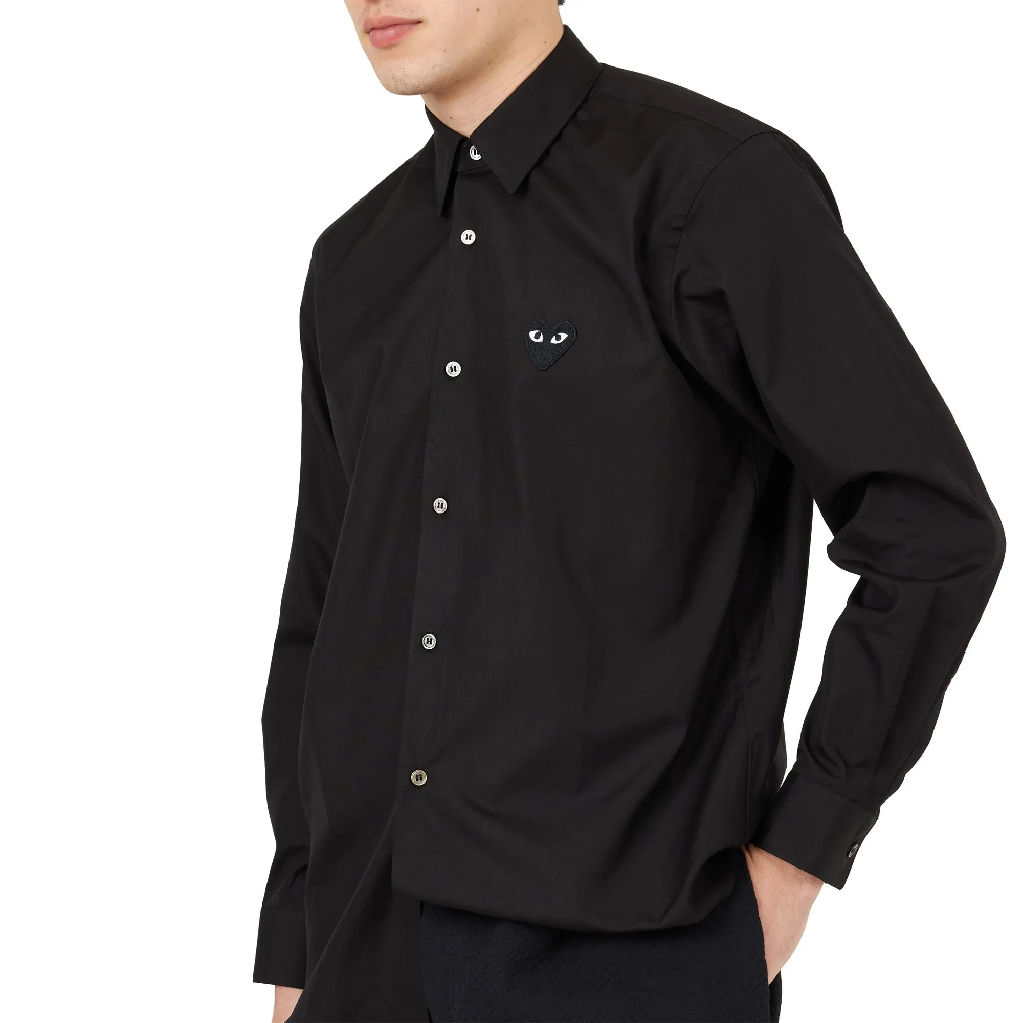 COMME des GARÇONS PLAY Black Heart Shirt / Black