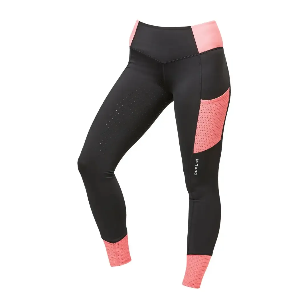 Dublin Power Performance Mid Rise Colour Block Tights