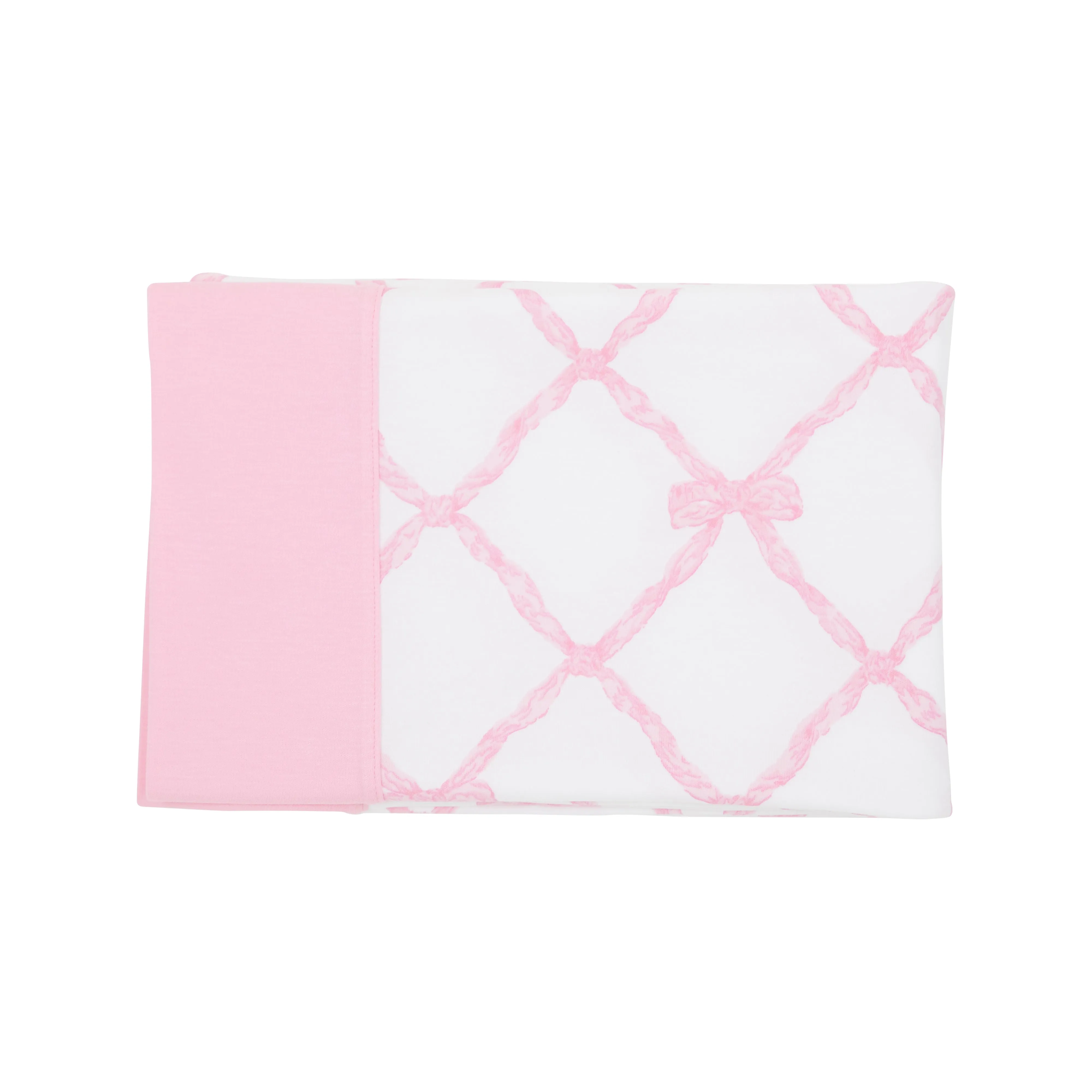 Fresh Faced Pillowcase - Belle Meade Bow with Pier Party Pink