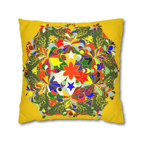 Mandala Design Christmas Pillowcase - Handmade Mandala Art