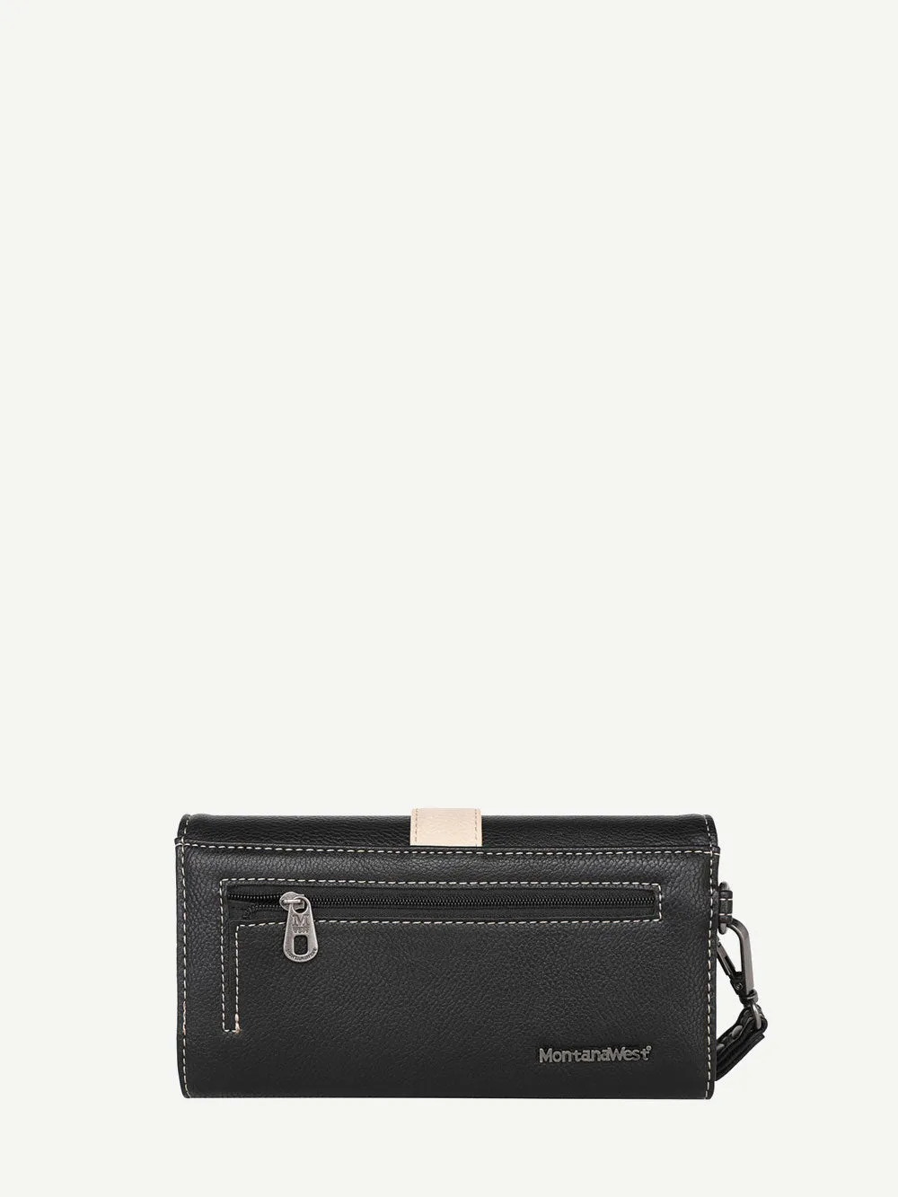 Montana West Cut-Out Floral Buckle Wallet