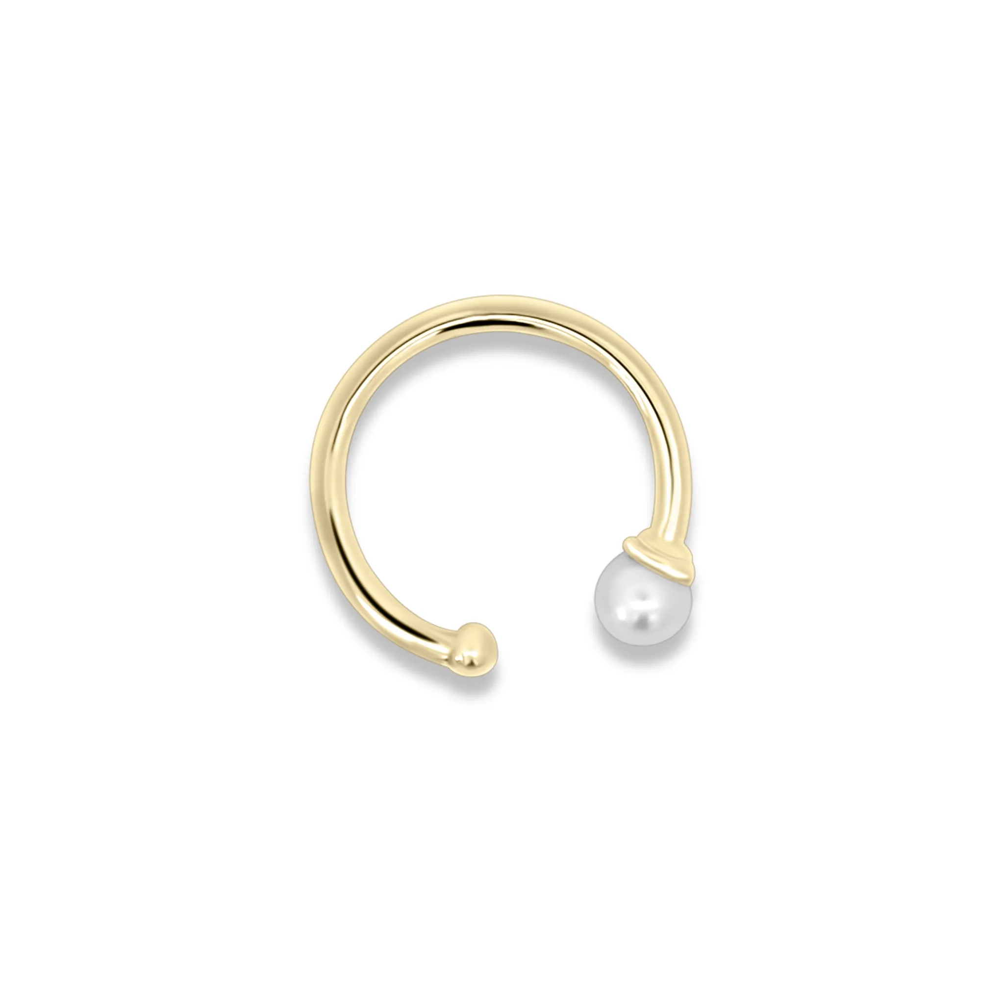 Pearl Piercing Hoop