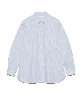 Regular Collar Stripe Wind Shirt