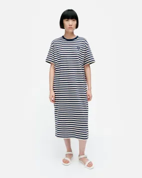 tasaraita oversized - jersey dress - navy